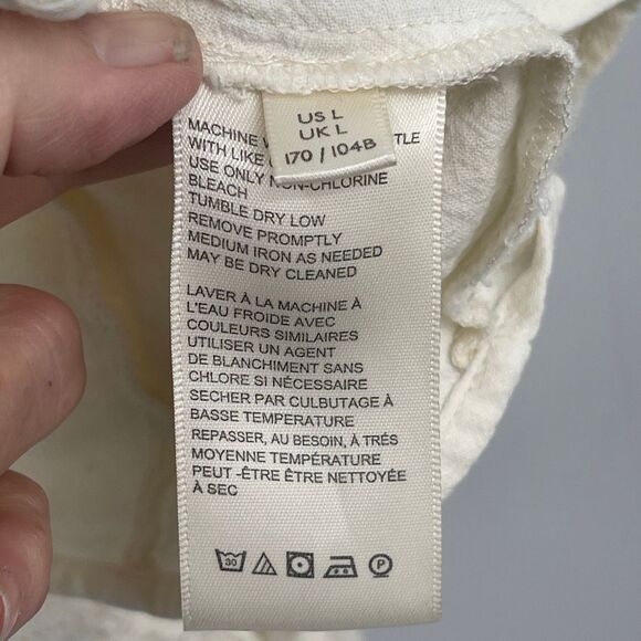 Free People Louisa Jacket Viscose/Linen Sz L - Picture 6 of 10